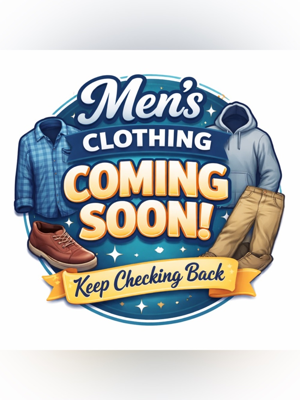 Men's Clothing is here!